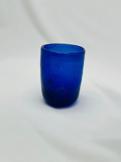 Handmade blue shot glass | Set of six - Image 2