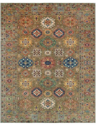 Olive Golden Rug – 178 × 118 cm