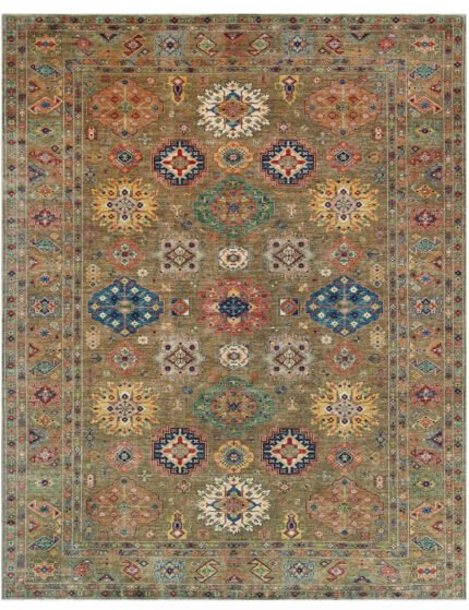Olive Golden Rug – 178 × 118 cm
