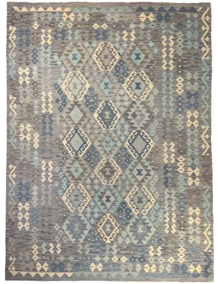 Kilim Gray Rug – 300 × 198 cm