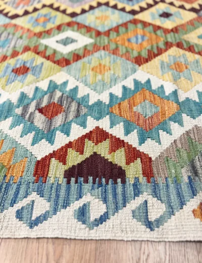 Kilim Rug Gray – 148 × 98 cm - Image 2