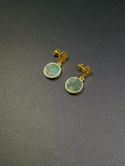 Bamiyan Turquoise / Chrysocolla Earrings