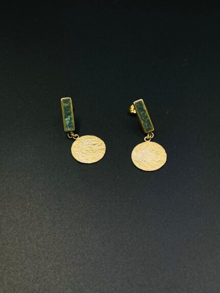 Bamiyan Turquoise / Chrysocolla Earrings