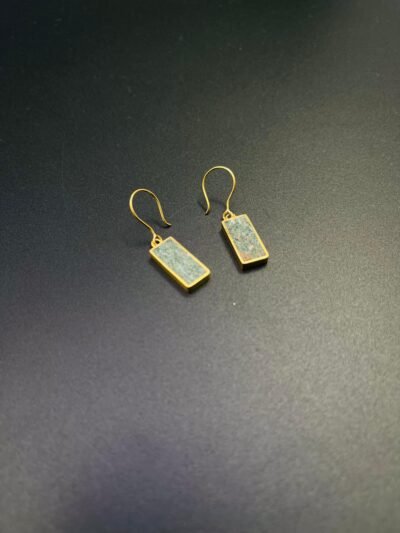 Bamiyan Turquoise / Chrysocolla Earrings & Necklace Set - Image 3